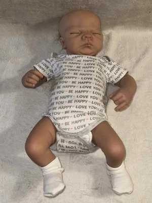 Ashton Drake Baby's A.D.G. 04 Newborn Lifelike Silicone Baby Doll See Descript - Image 1 of 4