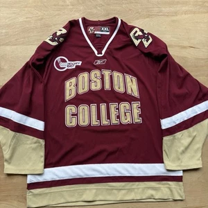Maglia da hockey Reebok NCAA da uomo Boston College Eagles Big East taglia XXL - Foto 1 di 10