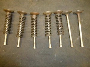 Seven Used Engine Valves & Five springs from Model "A" Ford 5 11/16" X 1 1/2" - Picture 1 of 7