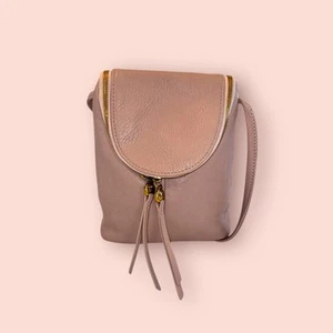 HOBO INTERNATIONAL Fern Pink Luxury Designer Leather Crossbody Bag EUC - Picture 1 of 10