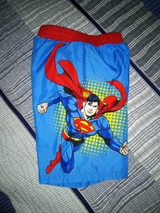 Superman Swim Trunks Shorts Boy Size 4T - Picture 1 of 3
