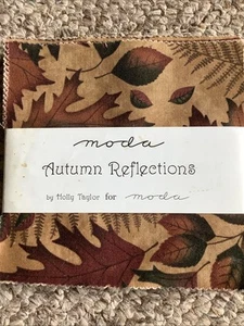 Autumn Reflections Moda Charm Pack 42 100% Cotton 5" Precut Fabric Squares - Picture 1 of 7