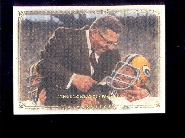2008 Upper Deck VINCE LOMBARDI Green Bay Packers Masterpieces Card - Image 1 of 1
