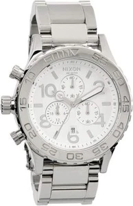 Nixon A037945 Reloj Cronógrafo de Cuarzo para Hombre Plata Acero Inoxidable... - Imagen 1 de 5