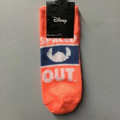 Zapato Calcetines Disney Stitch Espaciados No Show Talla 6-12 Foto 1 de 4