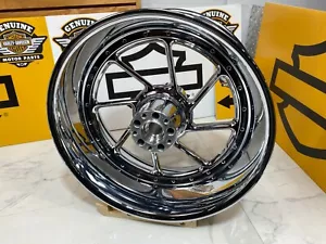 OEM 08-11 Harley Davidson Road Winder Rear 18"x8" Wheel Rim FXCWC FXCW - Picture 1 of 14