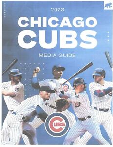 READ AD FIRST BEFORE BIDDING-2023 CHICAGO CUBS MEDIA GUIDE