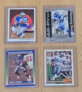 Barry Sanders 1995 Upper Deck All Pro AP-20 Detroit Lions set of 4 cards - Picture 1 of 2