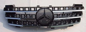 Front Grille Fits for Mercedes Benz W164 ML Class 2005-2008 Chrome & Black - Picture 1 of 1