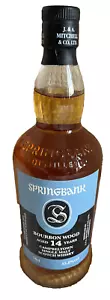 Whisky SPRINGBANK Bourbon Wood | 14 Jahre | 55,8% Vol. | 0,7 Liter (J001) - Bild 1 von 5