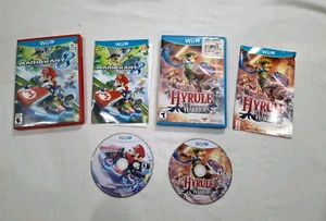 Nintendo Wii U Game Lot - Mario Kart 8 & Zelda Hyrule Warrior CIB - Picture 1 of 4