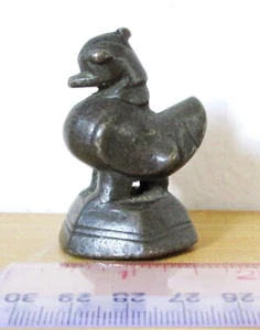 HIGH QUALITY! 18th.c Bronze Opium Weight Brahmani Duck 160g - Picture 1 of 4