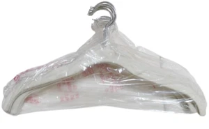 PERCHAS CAMISERAS TERCIOPELO - BLANCO - JUEGO DE 20 - NUEVAS - Imagen 1 de 3