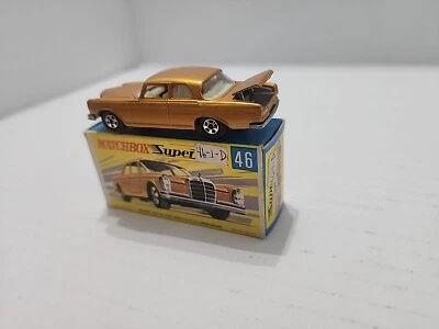 Mercedes 300 SE Matchbox #46 Lesney Inglaterra años 70 serie rara superrápido Foto 1 de 2