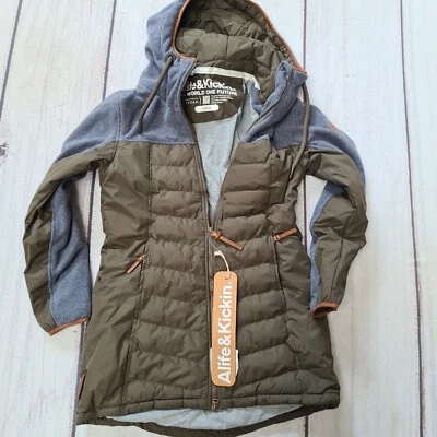 ALIFE AND KICKIN Jacke Übergangsjacke Damen Parka Steppjacke (8 848) NEU - Bild 1 von 4
