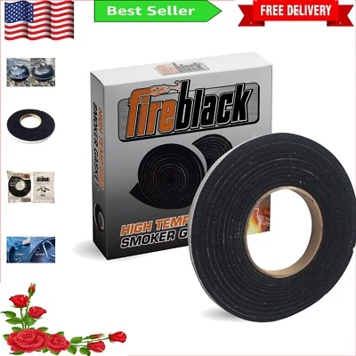 Rolo de junta de defumador de alta resistência ao calor - Fácil aplicação para melhorias de churrasco - Imagem 1 de 4