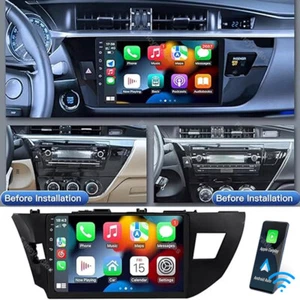 Android 13 Apple Carplay para Toyota Corolla 2014-2016 estéreo de coche radio FM GPS  - Imagen 1 de 12