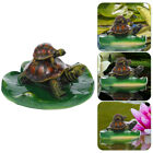 Aquarium Lily Pads Patio Pond Water Flowers Artificial Sculpture Sea Turtle