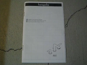 Hansgrohe 31083001 31083821 Metris breite Armatur NUR EINBAUANLEITUNG - Bild 1 von 1
