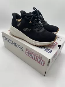 Skechers Women's Hands Free Swift Fit Athletic Sneaker US 6.5, 7.5, or 8.5 Black - Picture 1 of 30