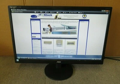 AOC E2270SWN E2270SW Professional 21.5" LCD TFT LED Widescreen Monitor VGA - Image 1 of 4
