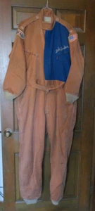 Vintage Hinchman 1960s Dick Jordan One Piece Brown Racing Suit - Picture 1 of 6