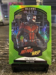 2022 UD Marvel Allure #85 PAUL RUDD as Ant-Man Green Quartz /99