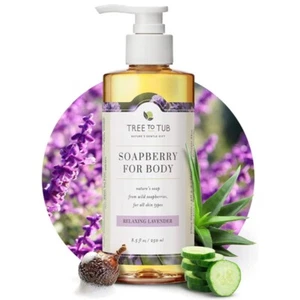 Tree To Tub Lavender Body Wash for Sensitive Skin & Dry Skin Sulfate Free Vegan - Picture 1 of 12