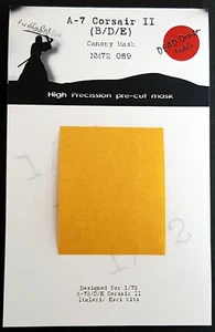 Dead Design 1/72 VOUGHT A-7B/D/E CORSAIR II CANOPY PAINT MASK Italeri & ESCI - Picture 1 of 5