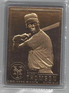 Bobby Thomson 2000 Danbury Mint Sealed 22 kt Gold Card # 77 - Picture 1 of 1