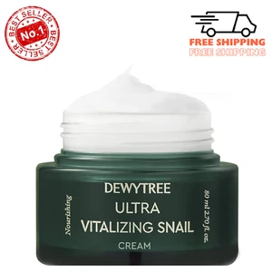 Dewytree Ultra Vitalizing Snail Cream Anti Wrinkle Moisture Anti aging care 80ml - Picture 1 of 7