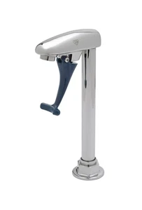 T&S Brass B-1220 Glass Filler, 8" Deck Mount Pedestal, 3/8 Inch Npt Female Inlet - Picture 1 of 9