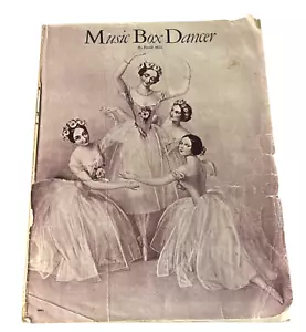 Caja de música Dancer Liberace Deluxe Big Note libro de canciones 1977 música dorada - Imagen 1 de 16