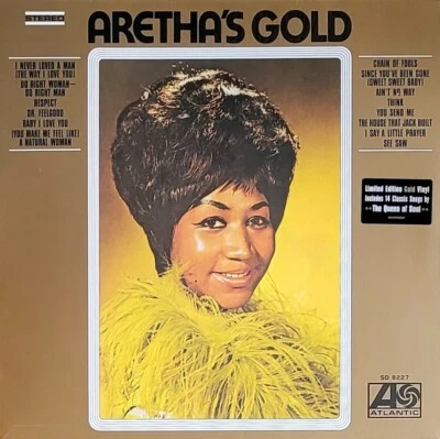 ARETHA FRANKLIN - ARTHA'S GOLD - GOLD VINYL LP  " NEW, SEALED " - Image 1 of 2