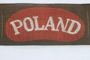 PAR ORIGINAL DE TÍTULOS DE HOMBRO TEJIDO EJÉRCITO POLACO PRINCIPIOS DE LA SEGUNDA GUERRA MUNDIAL HECHOS EN FRANCÉS - Imagen 1 de 4