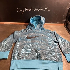 Nike Kids XS Multicolor Kangaroo Pocket Therma Fit Casual Sweatshirt Hoodie - Picture 1 of 6