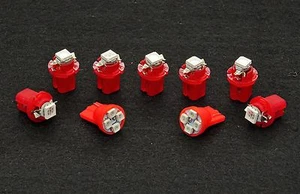 CLK E Klasse rote LED Tacho Lampe Beleuchtung für Mercedes W208 W210 UMBAU SET - Bild 1 von 2