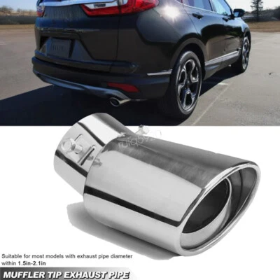 For Honda CR-V Exhaust Pipe Tip Rear Tail Throat Muffler Stainless Steel Foto 1 de 4