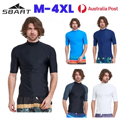 SBART Mens Diving Wetsuit Short Sleeve UPF50+ Quick Dry Surfing Swimming Snorke - Image 1 of 4