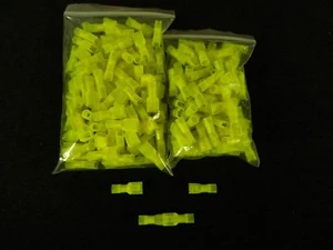 200 PK 10-12 GAUGE NYLON FULLY INSULATED QUICK DISCONNECT .250 FEMALE MALE - Picture 1 of 4