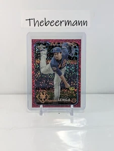 2024 Topps Chrome Kodai Senga Rookie Cup Magenta Speckle Refractor /350 NY Mets - Picture 1 of 2