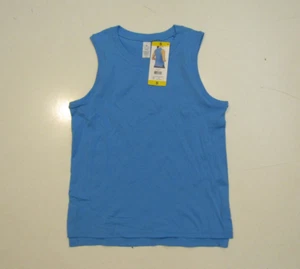 TUFF ATHLETICS Womens Sleeveless Tank Top Blue Mesh Back Sz Medium Womens NWT - Picture 1 of 3