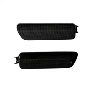 Pair Smoke LED Front Side Marker Light Reflector For VW Golf Jetta MK4 1999-2005 - Picture 1 of 6