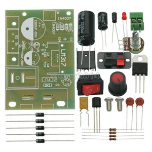 LM317 Step Down DC 5V-35V to 1.25V-30V DIY Kit AC/DC Power Supply Module NEW - Picture 1 of 5