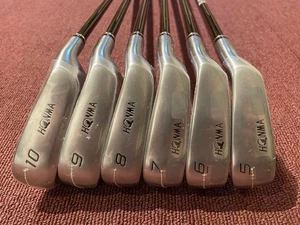 HONMA BERES MG603 2 Star Iron set 5-10 / ARMRQ UD45 2S R - Picture 1 of 11