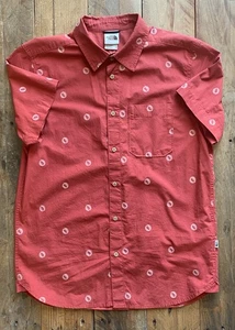 The North Face Baytrail Short Sleeve Shirt - Orange Bears - Medium - Picture 1 of 13