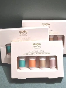 X3 Studio London by superdrug colour icon eyeshadow pigment vault gift set vegan - Picture 1 of 4