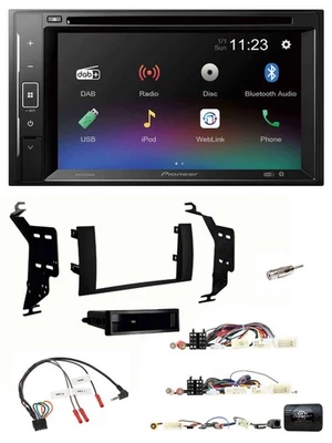 Pioneer Bluetooth Lenkrad USB 2DIN DAB DVD Autoradio für Toyota Prius 2004-09 Ak - Bild 1 von 4