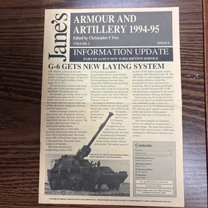 VTG 1995 Jane’s Armour & Artillery Update: Denel LIW G-6 Giat Caesar BTR-80A APC - Foto 1 di 4