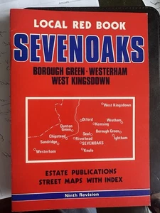 Local Red Book - Street Map - Sevenoaks Nineth Revision - Imagen 1 de 3